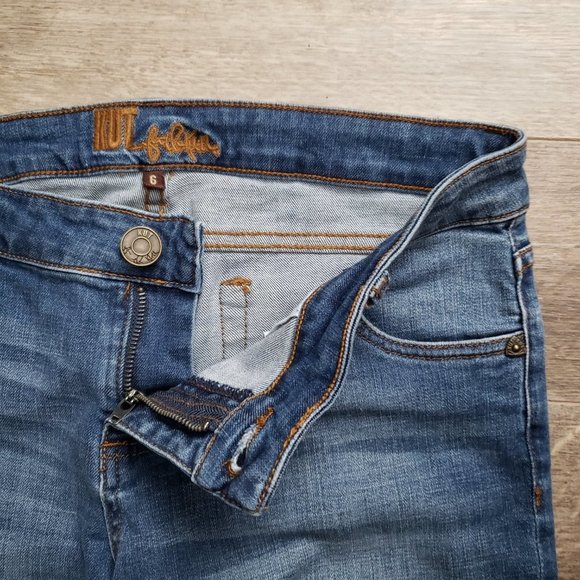 Kut From The Kloth Boyfriend Jeans Women's Distressed Frayed Knee Grunge Daily 6 - Picture 6 of 8